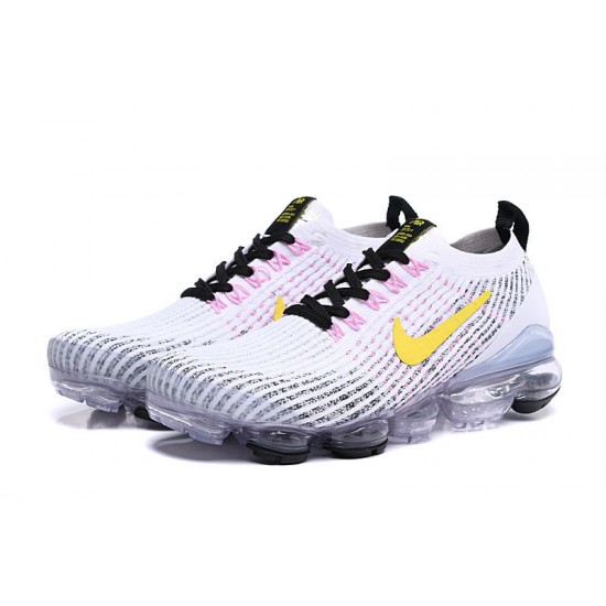 Dámské/Pánské Nike Air VaporMax Flyknit 3 Bílá Žlutá AJ6900-103 Obuv