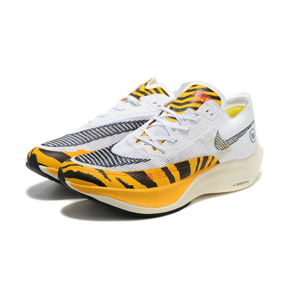 Dámské/Pánské Nike ZoomX VaporFly NEXT Bílá Oranžová Obuv 